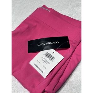 89th & MADISON WOMEN'S PANTS SIZE PS STRETCH CAPRI PINK STRETCH NWT MSRP $52